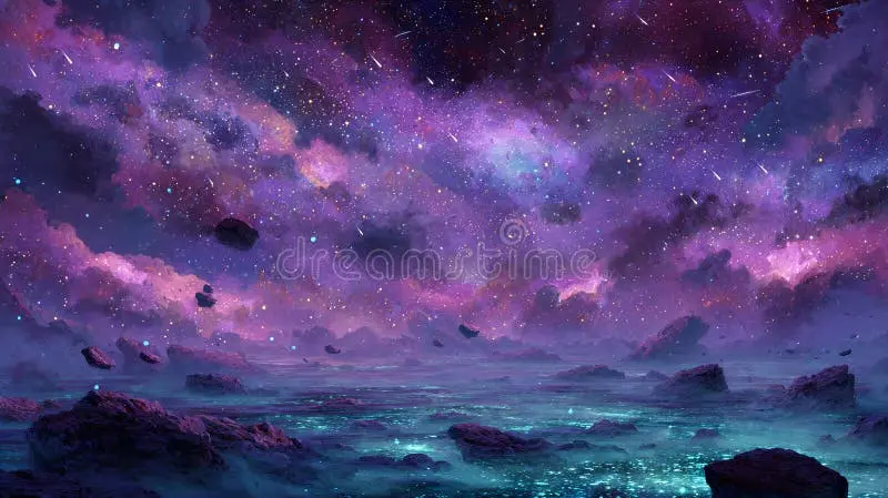 葡京娱乐城宇宙星云梦幻背景